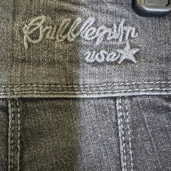 Bubblegum USA Skull Skinny Jeans Black Stretch Y2K Goth Emo Punk Size 11/12 - Picture 7 of 13